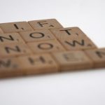 scrabble, scrabble pieces, lettering, letters, wood, scrabble tiles, white background, words, quote, letters, type, typography, design, layout, you said tomorrow yesterday, just do it, carpe diem, yolo, procrastination, live life, discipline, exercise, don't put it off, inertia, if not now when, don't delay, work hard, stop putting things off,